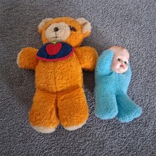 Vintage Fisher-Price Freddy Teddy Bear  Cuddle Toys Baby Doll