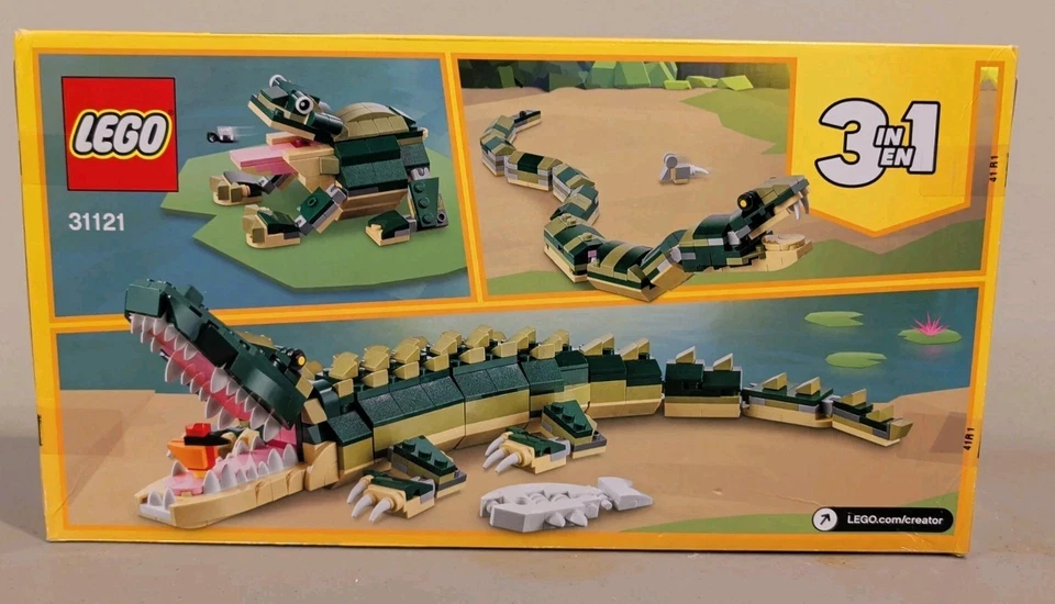 LEGO CREATOR 3 en 1 Cocodrilo Set 31121 NUEVO EN CAJA RETIRADO RARO Foto 2 de 2