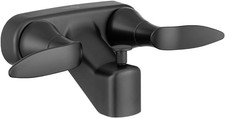 DF-SA110LH-MB RV Tub, Shower Faucet Valve Diverter with Winged Levers Matte Bla