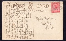 South Australia circa 1910 JAMESTOWN squared circle cancel on Homestead postcard