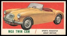 Mga Twin Cam 1961 Sports Cars Topps Tallboy Card 13 Nm Mga Twin Cam 1961 Sports Cars Topps Tallboy Card 13 Nm