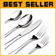 Silverware Set for 8, 40 Piece Stainless Steel Cutlery Set