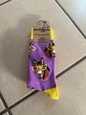 Soctopus Socks donkey New Size 4-8 gift novelty cute rare unwanted birthday Chr