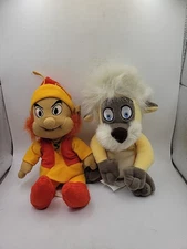 Disney Store Black Cauldron Bean Bag Plush Toys Set of 2 Gurgi , Fair Folk