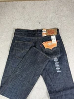 Levi's 501XX Original Fit Jeans Mens 32x32 Dark Wash Straight Leg Denim Dad NEW