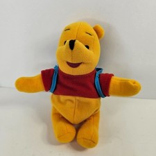 Vintage Mattel Disney Winnie the Pooh Bean Bag Plush 6" Mini Character Backpack