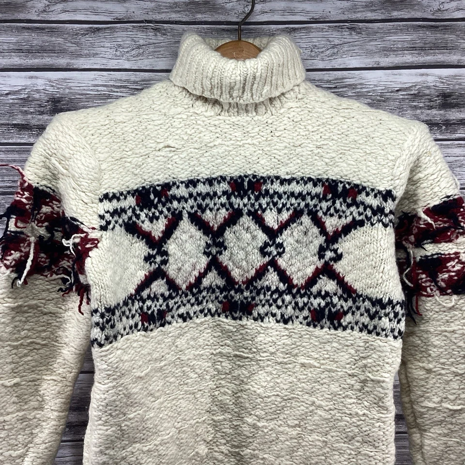 Suéter masculino H&M x Isabel Marant grande coleção multicolorida lã designer - Imagem 4 de 4