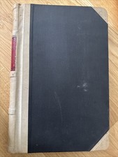 altes Buchhaltungsbuch/ Hauptbuch  der Geschäftsbücherfabrik Edler & Krische ca
