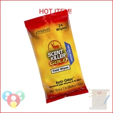 Wildlife Research Scent Killer Field Wipes (24 Pack), Gold (1295)