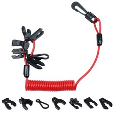 TXRXIZ Universal Boat Safety Lanyard Kill Switch with 7 Keys, Compatible...