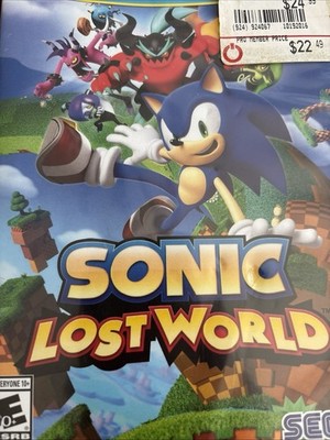 Sonic Lost World Wii U Pre Owned Tested Works 2016 $22 Original price