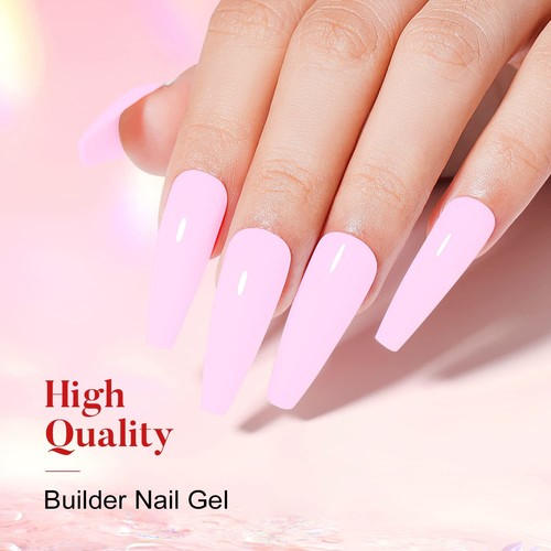 Gel Ricostruzione Unghie Acrilico per Unghie Colorati Builder Nail - Foto 10 di 12