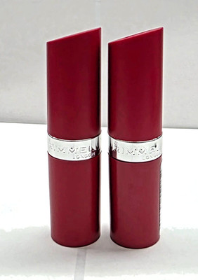 2 Pack RIMMEL London Lasting Finish Rossetto Lipstick No. 104