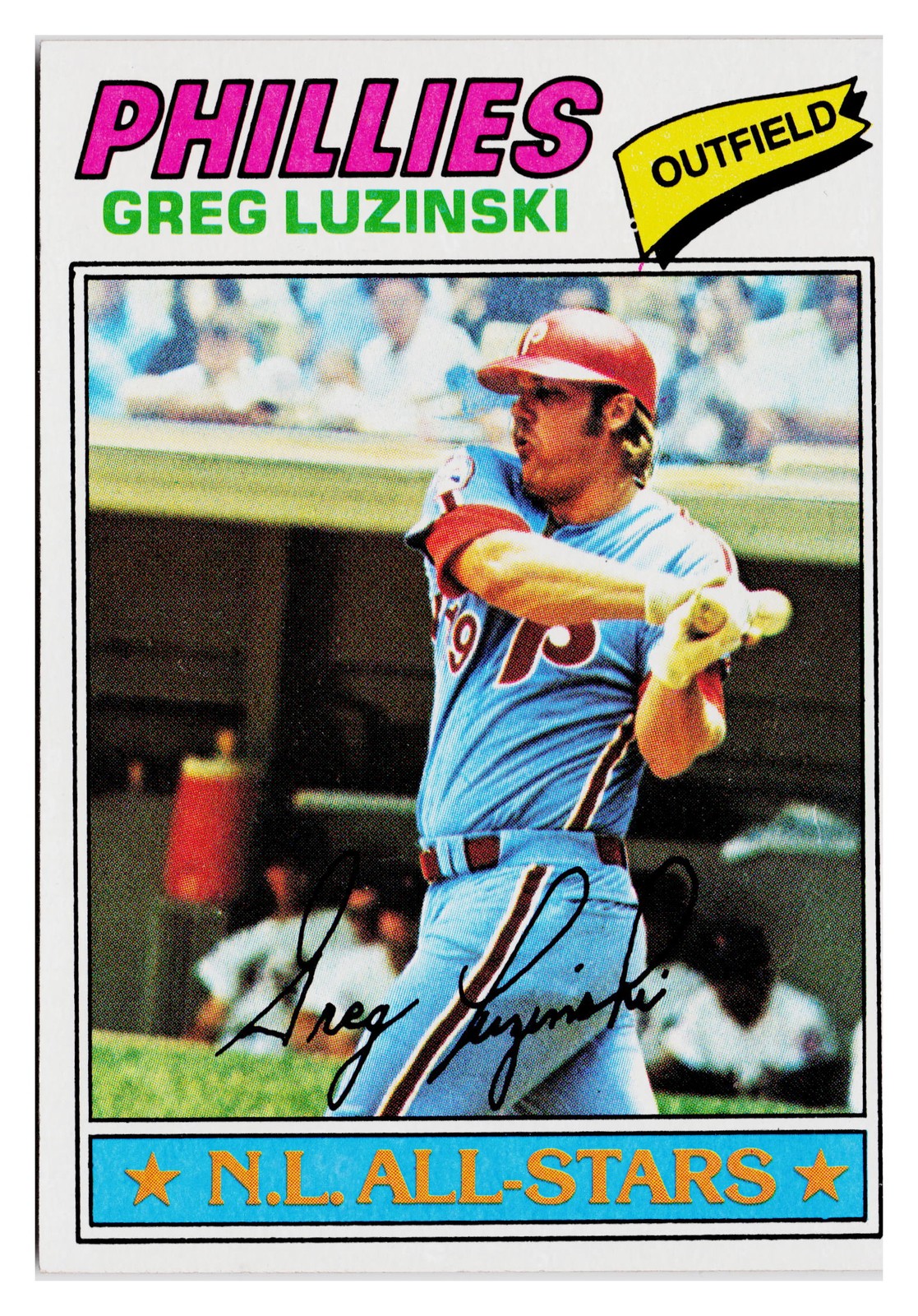 Greg Luzinski 1977 Topps #30 Philadelphia Phillies Near Mint or Better