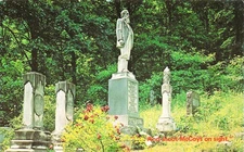 Hatfield McCoy feud Family Tug Fork Sarah Ann WV West Virginia Vtg Postcard I9