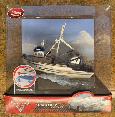 ディズニー ストア クラビーボート カーズ2 Disney Pixar Cars 2 CRABBY BOAT WITH ROLLING BASE Disney Store