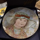 Edna Hibel Collector Plate Art Hand Painted Wendy Tribute To All Children — photo 1