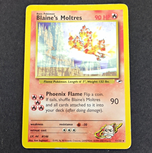 Blaine's Moltres #1 (Gym Heroes (2000))