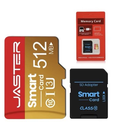 !!! 5 Stück JASTER High Quality SmartCard MicroSD 512 MB !!!