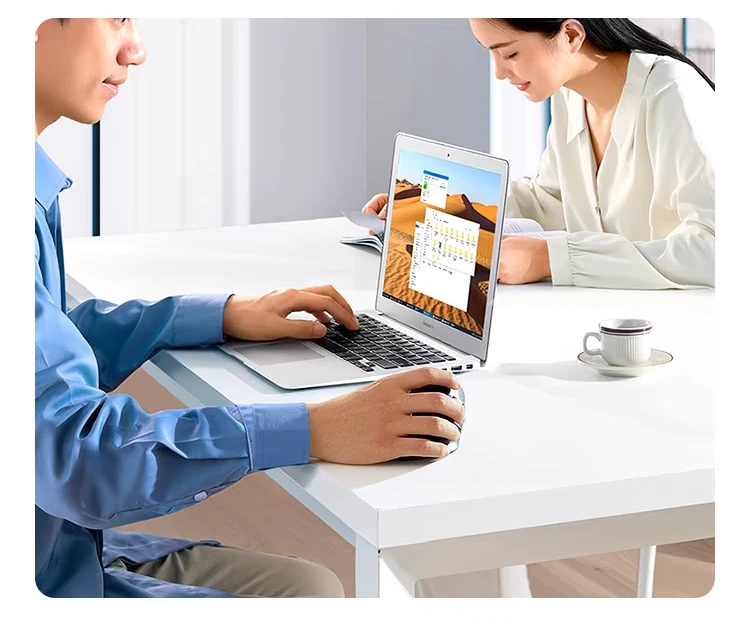 Ergonomic Mouse Optical Vertical Mice USB Wireless 2.4GHz 1200DPI For PC - Image 4 of 4