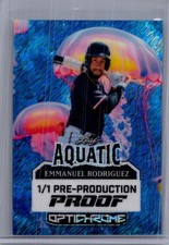 Emmanuel Rodriguez 2025 Leaf Optichrome Baseball 1/1 Pre Production Proof