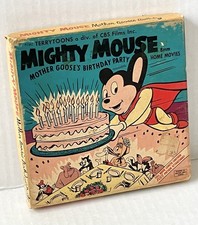 Vintage Mighty Mouse Mother Goose's Birthday Party 8mm Film 1962 Terrytoon