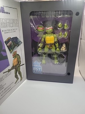 NIP TMNT Donatello Comic Book & Action Figure BST AXN Loyal Subjects Free Ship*