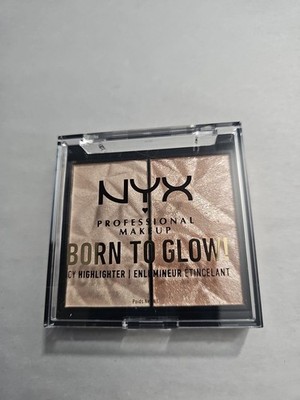 NYX Born To Glow Icy Highlighter Duo  Platinum Status    Free Ship