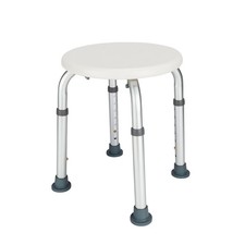 Non-slip Elder Bath Chair 7 Gear Height Adjustable Shower Chair Bench Stool Seat