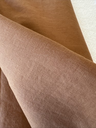 Bed Threads 100% French Flax Linen Tablecloth Large Banquet 70x156” Rust Autumn - Picture 19 of 19