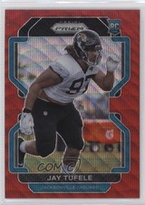 2021 Panini Prizm Rookie Red Wave Prizm Auto 110/149 Jay Tufele #440 Auto 10qe