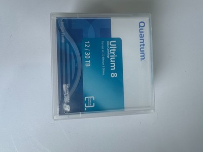 Quantum  LTO Ultrium 8 30TB Tape and Data Cartridge