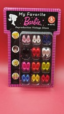 2009 Mattel My Favorite Barbie Reproduction Vintage Shoes R4159 NRFB