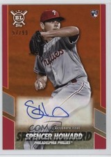 2021 Topps Big League Opening Act Electric Orange /99 Spencer Howard Auto 12ew