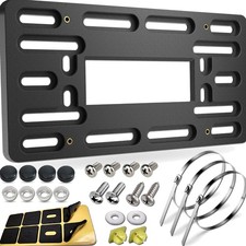 License Plate Bracket Holder- Front License Plate Mounting Kit, Universal Bum...