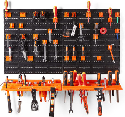 Werkzeug Aufbewahrung Regal mit Regal Lochwand Wandhalterung Garage Organizer