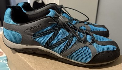 Merrell Herren Wildwood Aerosport Schuhe Blau/Grau Größe UK 10 EU44,5