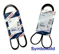 2 x BOSCH Keilrippenriemen 5PK875+4PK895 für SUBARU LEGACY II III IV