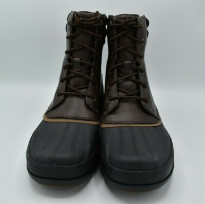 Sperry Mens Size 8 M Cold Bay Brown Black Duck Boots Shoes  display picture 3