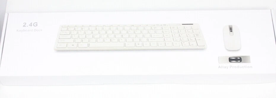 Black Wireless Keyboard with Num Pad & Mouse for Panasonic TX-L42FT60B Smart TV - Image 3 of 4