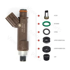 8set Toyota 4RUNNER LAND CRUISER SEQUOIA TUNDRA Fuel Injector Repair Seal Kit   