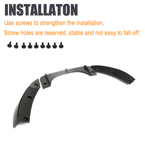 Carbon Diffusor Heckdiffusor Splitter Flap Heckschürze für BMW F85 X5M F86 X6M - Picture 10 of 12