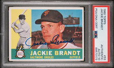 Jackie Brandt 1960 Topps #53 “Autograph