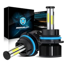 6-sides HB5 9007 LED Headlight Bulbs High Low Beam 6000K White Super Bright 2pcs