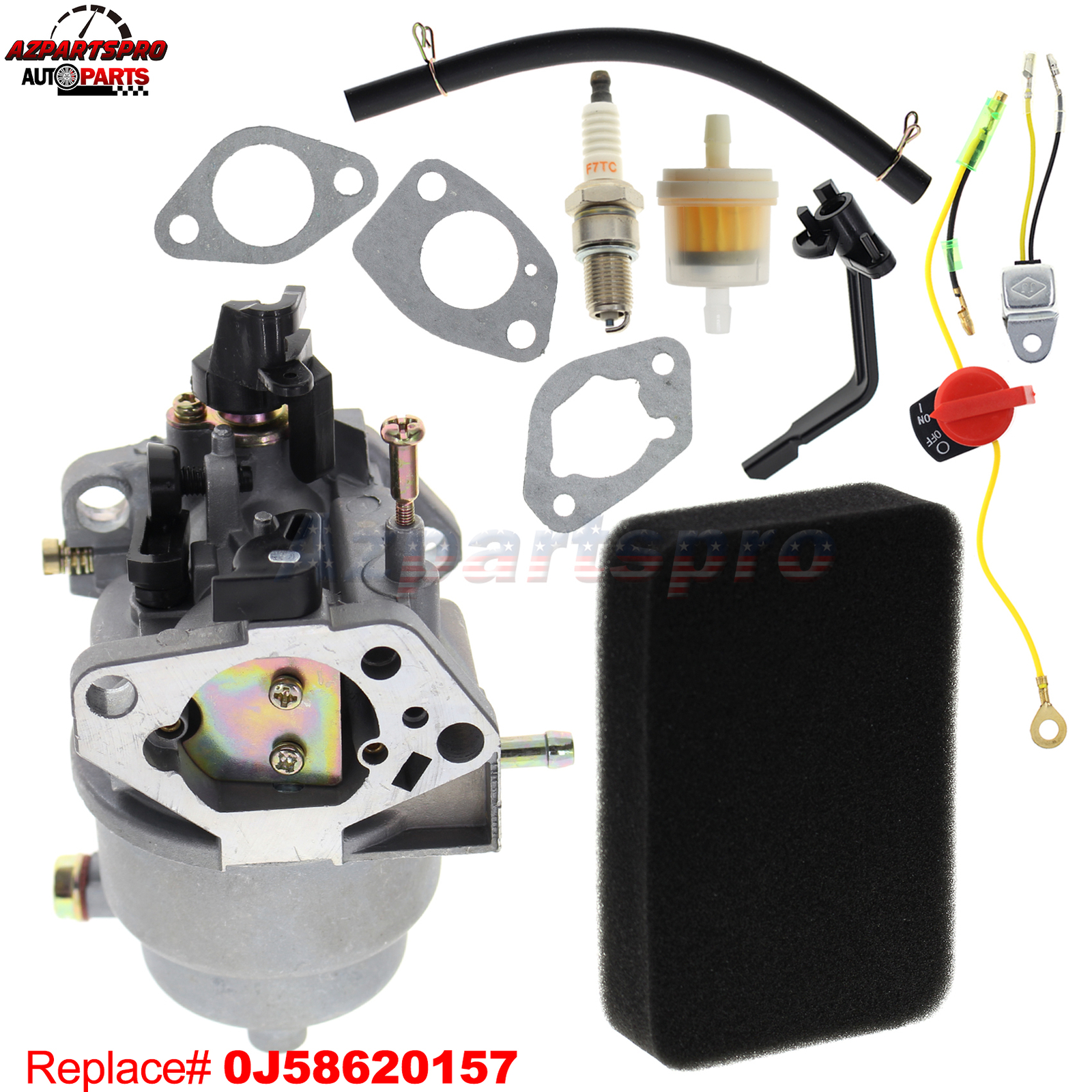 Vergaser für Jingke Huayi Kinzo Ruixing 13/14/15/16PS 188F 190F Generator Carb