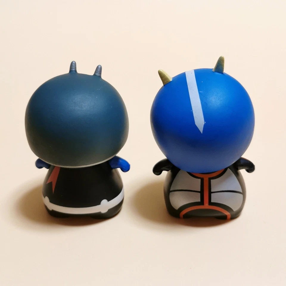 Lote de 2 CIBOYS como KAMEN RIDER Superherói 2" Mini Figura DESIGNER BRINQUEDO Colecionável - Imagem 3 de 4