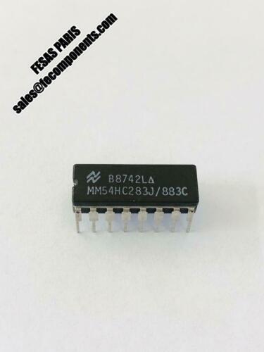 National Semiconductor MM54HC283J/883C IC-Binäraddierer, HC-CMOS, 16PIN DIP - Zdjęcie 1 z 2
