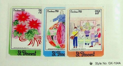 St. VINCENT Sc 903-5 NH ISSUE OF 1985 - CHRISTMAS - (DF25)