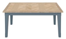 Blue & Parquet Oak Bookcase TV Unit Sideboard Desk Tables Chairs Bench-Autograph