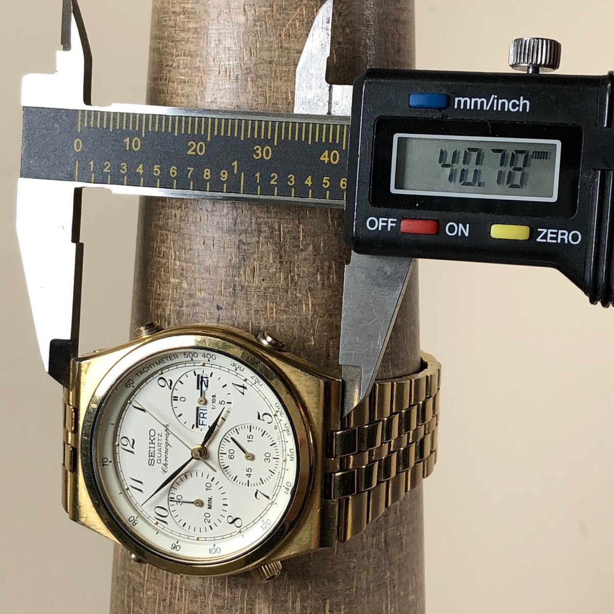 時計 Seiko chronograph Seiko Quartz Sports 100 Chronograph 7A38-7080 Watch (Year